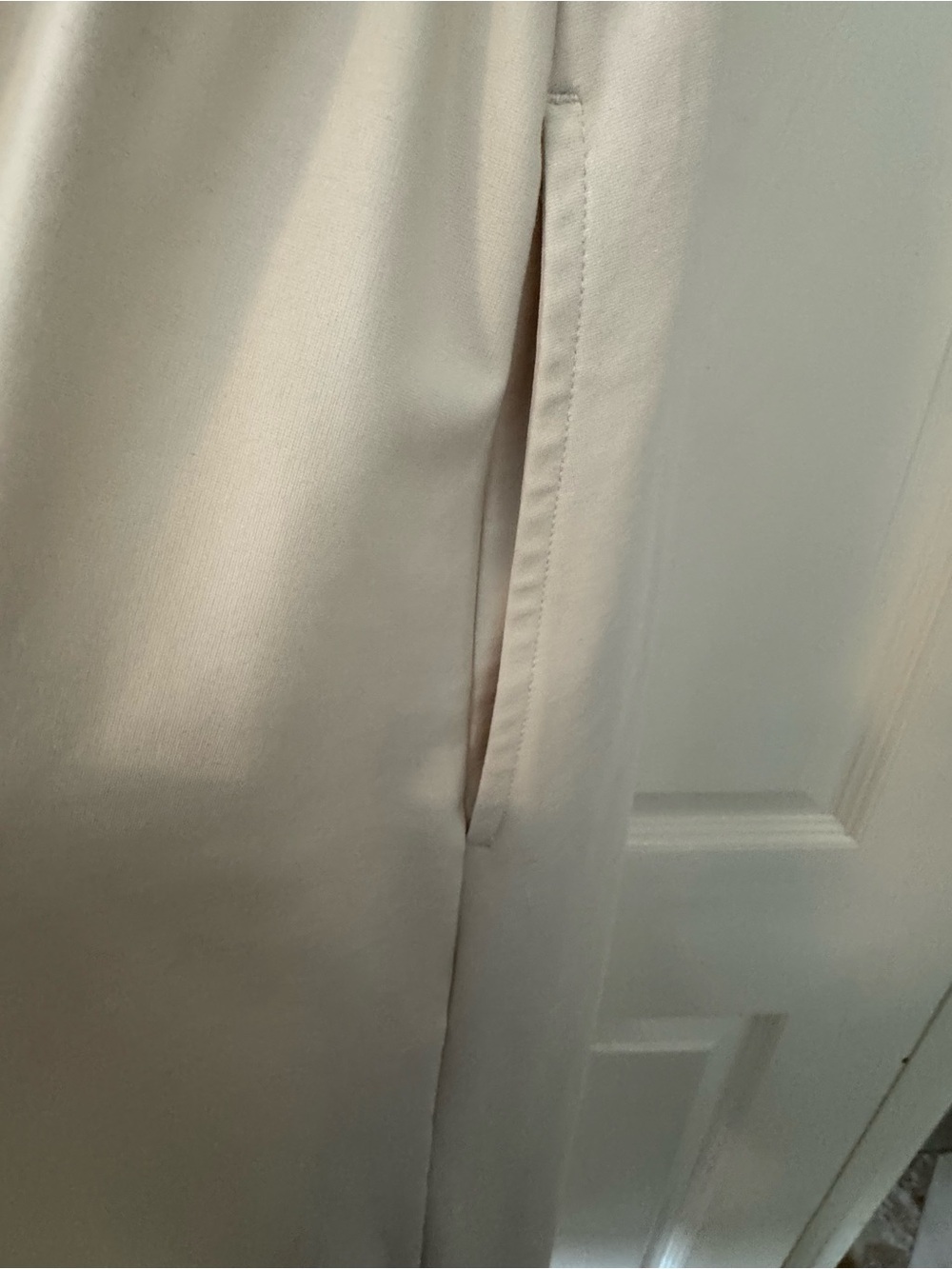 Banana Republic Cream Maxi with Cutout Back - Picture 7 of 8